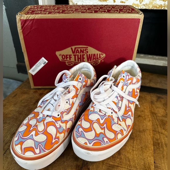 Vans Old Skool Stackform – Psychedelic Swirl – 8.5 with Box HOLIDAY PRICE 🎄 - Picture 2 of 6